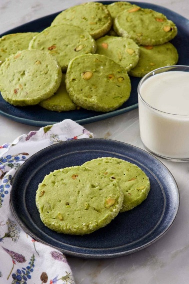 Galletas Matcha De Pistacho