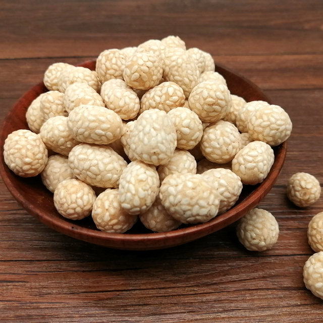 Cacahuetes Recubiertos De Sésamo Blanco